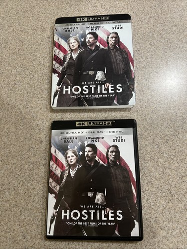 Hostiles blu ray no - hostiles, blu-ray;