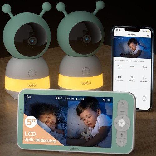 Baby monitor pollici 2k3mp - 5,